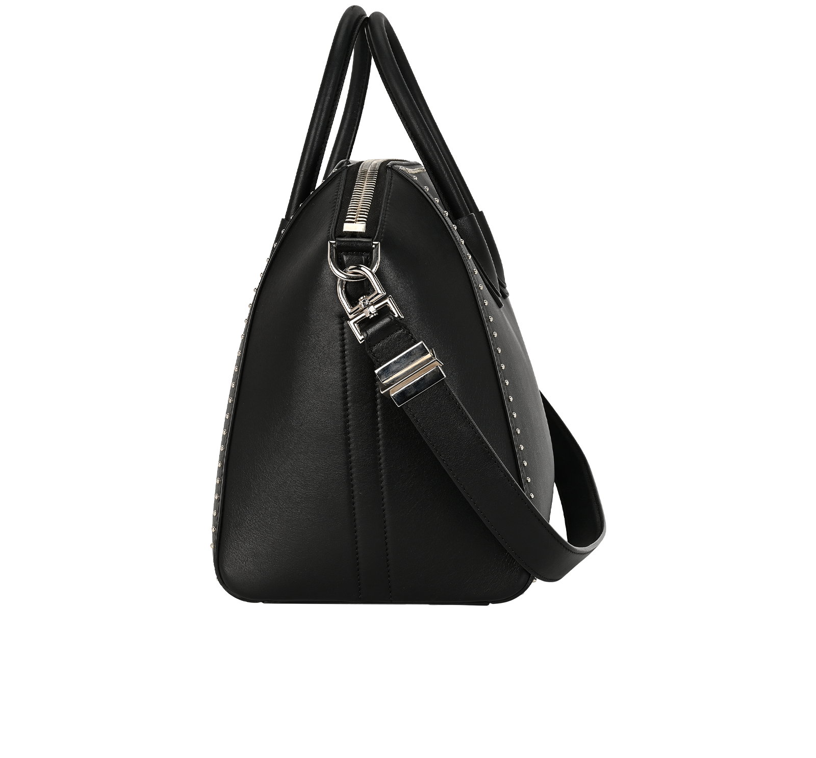 Large Antigona bag, &pound;650, Handbags, Black, Leather, Bottom view